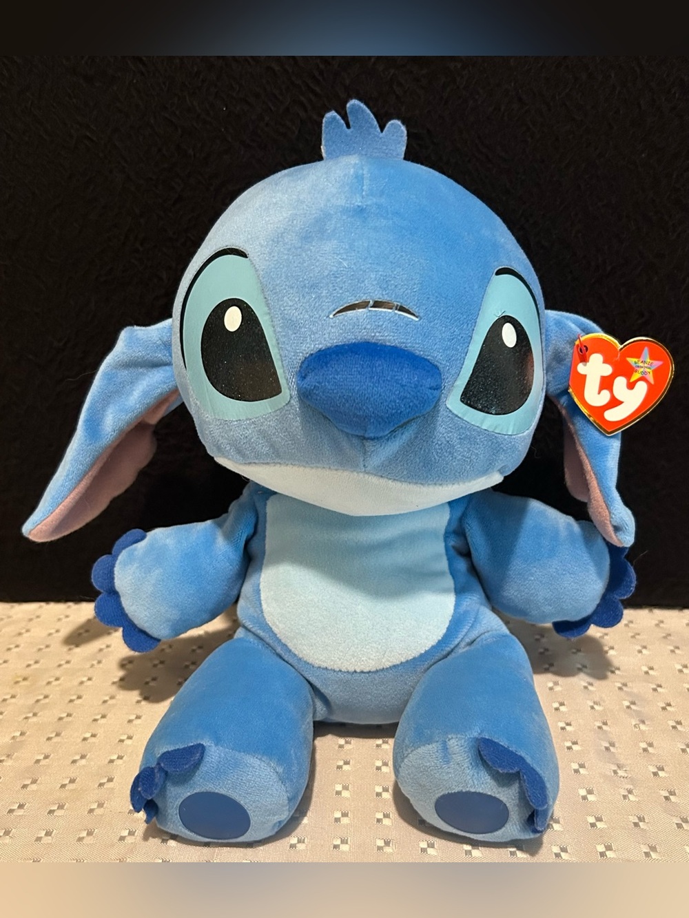 Disney TY Beanie Babies Stitch Plush 8”